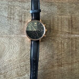 MVMT Black Dial with Gold Case Watch